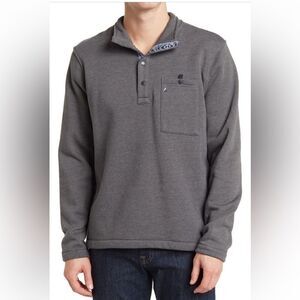 Tailor Vintage faux shearling neck button front jacket size M, NWT